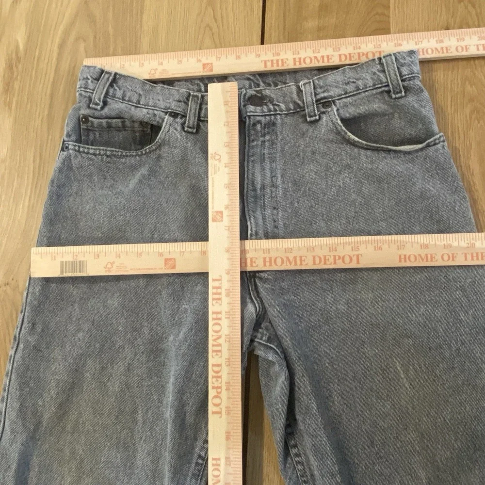 90's Vtg Levis 540 Jeans Mens Size 34 Black‎ Acid Stone Wash Denim USA